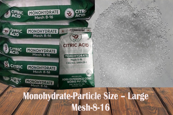 Citric Acid Monohydrate Particle Size Large (Mess-8-16)